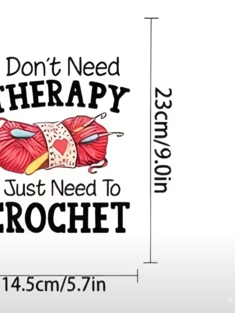 I Don't Need Therapy — Crochet Lover Spiral Notebook